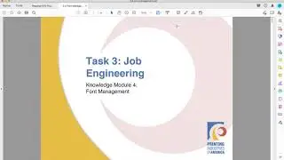 PIA 3.4 Font Management (1/3)