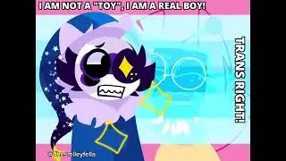 TRANS RIGHT! - Dandy's World animation (read disc)
