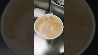 How To Make Dunkin Donuts Oatmilk Hot Latte  ! How To Make Latte At home #dunkin #latte #latteart