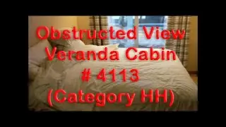 Holland America ms Oosterdam OBSTRUCTED view Veranda/Balcony # 4113