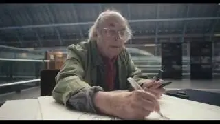 Quentin Blake visits St Pancras International