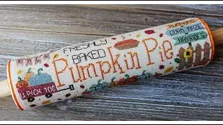 Tutorial: How to finish a cross stitched rolling pin by New York Dreamer Needleworks