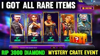 FREE FIRE NEW EVENT TODAY | MYSTERY CRATE EVENT IN FREE FIRE | MYSTERY CRATE EVENT FULL DETAILS