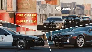 blender car race animation | blender car cinematic | blender short film