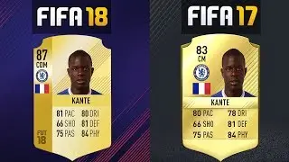 FIFA 18 OFFICIAL RATINGS VS FIFA 17 RATINGS (COMPARISON) FIFA 18 TOP 100 OFFICIAL RATINGS (FIFA 18)