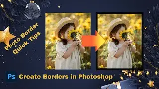 How to Add Border in Photo in Photoshop .Photo Border in photoshop .Photo Border .Border in photo .