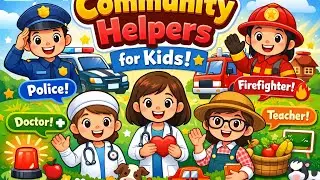 Community Helpers for Kids | Learn About Police, Doctor, Firefighter & More 👮&zwj;♂️🚒