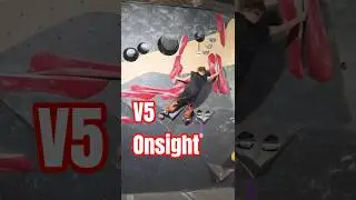 Trzeci tego dnia bouldering V5 Onsight o 9! | Wspinaczka metodą Method Climbing
