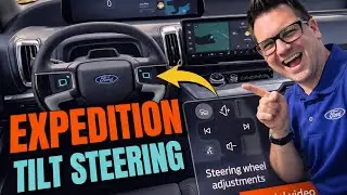 2025+ Ford Expedition Steering Wheel Adjustment Tutorial (Power Tilt & Telescope)