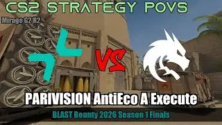PARIVISION AntiEco A Execute - Mirage G2R2 | PARIVISION | BLAST Bounty 2026 Season 1 Finals #cs2 ...
