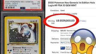 The $129,000 1st Edition Neo Genesis Lugia Card...