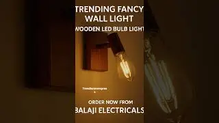 Trending Wooden Fancy Wall Light | Modern LED Light for Home D&eacute;cor