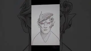 diablillo cyborg 👹🤖 #timelapse #drawing #sketchbook #cyberpunk