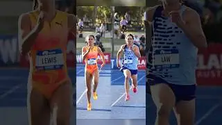 Australian 200m National Champions Torrie Lewis and Caleb Law