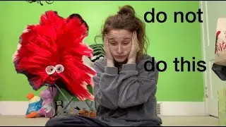 making a giant worm on a string