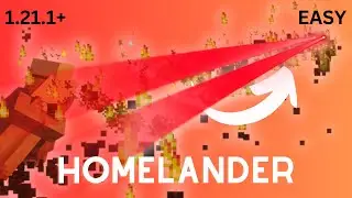 EASY HOMELANDER LASER EYES | MINECRAFT TUTORIAL (1.21+)