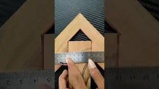 Simple But Accurate Techniques for Making Wood Corners ✅ #virslshorts #woodscraft
