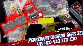 Perbedaan Ukuran Gear Set 415 420 428 520 530 | SSS TK Racing