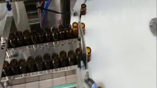 vial Liquid  filling stopper capping machine 60 -80bpm