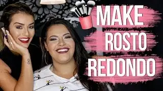 Maquiagem para rosto redondo