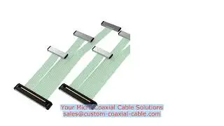 AWG 42 micro coax overmolded strain relief Custom Wire and Cable Assemblies 20453-330T-02 mmcx cable
