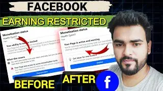 Your Ability To Earn Is Limited Or Restricted | Facebook earning restricted kaise hataye | Facebook