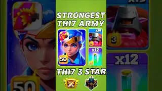 BEST TH17 ATTACK! RC CHARGE THROWER 3 Star Clash of Clans #coc​ #gaming​