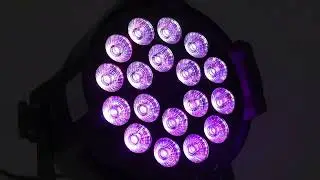 U'King 4PCS 200W 18 LED Par Light 4in1 18x8W RGBW Stage Light DMX 5