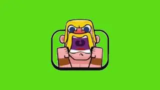 Barbarian Scream Emote Green Screen &ndash; Clash Royale (Free Download)