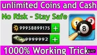 8 ball pool latest coins & cash hack 2018-19 (Android/Ios) 100000% working by robiie XD