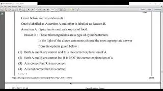 BHU PET 2021 Solved Question Paper [ MSc Applied Microbiology ]. Part 2