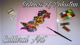 Beautiful Culture Art of Pakistan 💚✨ |Simple Pakistan Map Design 🗺️ | #art #glowtheorybyfarnaz 