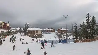 Village Time-lapse@Big White Ski Resort January 2025
