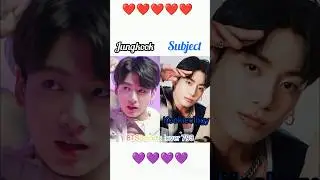 BTS members lounch new subject choose your subject shorts 💜💜#bts #shorts