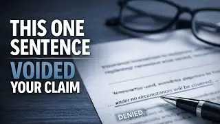 Your Insurance Claim Was Denied Because of This One Sentence 