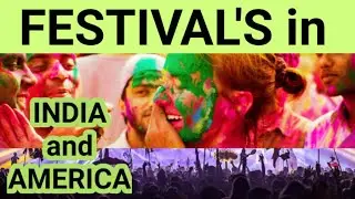 INDIA VS AMERICA | Festival celebration difference