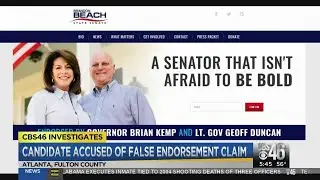 Candidate accused of false endorsement claim in 2020 campaign