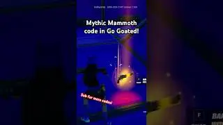 How to get the Mythic Mammoth pistol in Go Goated! #fortnite #gaming