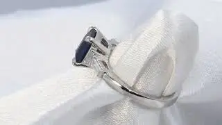 unheated sapphire ring platiunum 3525v