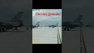 PAF Falcons arrive for International Anatolian Eagle-2023 Exercise #shorts
