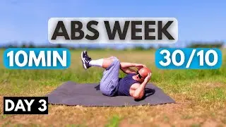 ABS WORKOUT 10 MIN / ABS IN ONE WEEK CHALLENGE - DAY 3