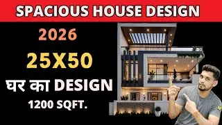 2026 NEW House Design || 25x50 spacious Luxury House Design