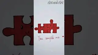 very cute puzzle drawing... #shorts #easydrawing #cute #howto #beginnerstutorial