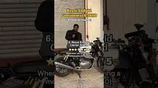 Center Stand - Royal Enfield Continental GT650 | Interceptor | Rajat Dhamija | Muscle with Machine