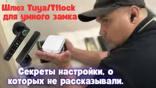Часть 3. Электронный умный замок, шлюз Tuya и Ttlock - настройка и синхронизация в единый узел.