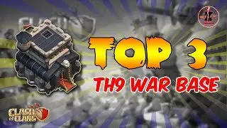 TOP 3 War Base TH9 Popular December | TH9 War Base 2018 | Clash of Clans