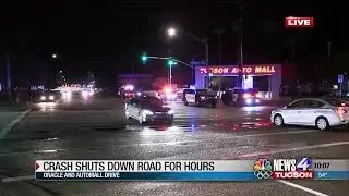 Oracle Rd. crash shuts down road for hours