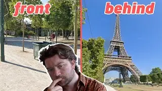 Geoguessr - the landmark is BEHIND me