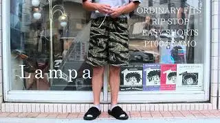 ORDINARY FITS RIP STOP EASY SHORTS PT004 CAMO 着用動画