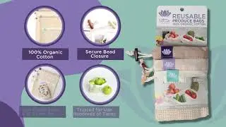 Lotus Sustainables Organic Cotton Produce Bags